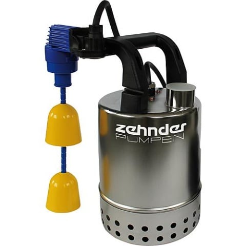 zehnder Pompe submersible pour eaux usées en acier inoxydable type E-ZW 65 KS avec flotteur compact 16920 NEUF