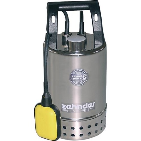 zehnder Pompe submersible pour eaux sales acier inoxydable 11/4"" IG, 230 V, débit 7,5 m³/h granulométrie 10 mm E-ZW 50 A-2 12818 NEUF