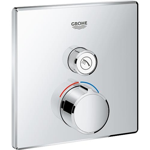 GROHE Mitigeur encastré SmartControl chromé avec 1 vanne darrêt 29147000 NOUVEAU