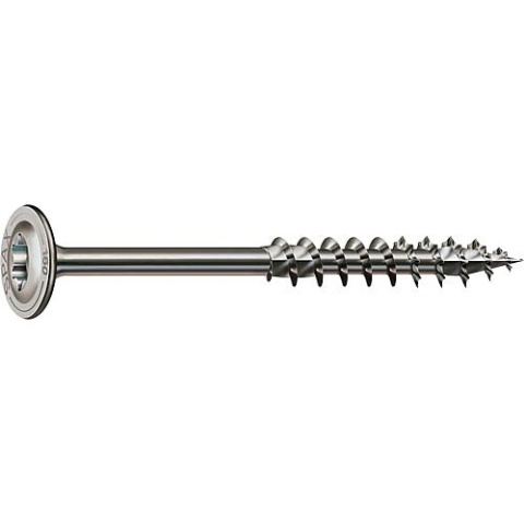 SPAX pan head screw stainless steel A2 partial thread T-STAR Plus ø 8x240 mm, PU = 50 pieces NEW