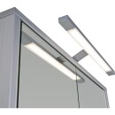 Aluminium spiegelkast ELKEA met LED verlichting 2 deuren 600x700x150 mm 126070-L NIEUW