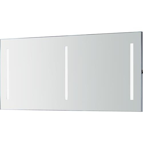 Evenes mirror Orkla with neon light strips, 3x a 9,6 Watt, 1400x662mm New