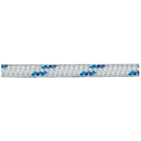 Wanner GEWA-Corde en fibre, corde de yacht tressée, Ø 12 mm, 10 m de long, bleu-blanc NOUVEAU