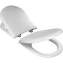 evenes WC asiento Turvo Softclose Duroplast blanco bisagra de acero inoxidable NUEVO