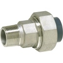 PVC-U - Racor adhesivo Racor para tubos PVC-U/V2A, 40 mm...