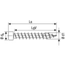 SPAX wkręt z łbem walcowym WIROX pełny gwint T - STAR Plus ø 6,0 x 80 mm, PU 200 sztuk 4003530246364 NOWOŚĆ