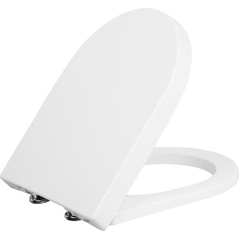 evenes Asiento WC Paru, blanco, softclose, de duroplast, bisagra de acero inoxidable NUEVO