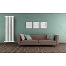 fondital Radiateur tubulaire en aluminium Tribeca RAL 9010, type 1800 x 6 éléments NOUVEAU