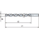 maykestag Draaiboor HSS ALPEN Overlang, DIN 1869 R2 RN 8 x 305 mm 11100800100 NIEUW