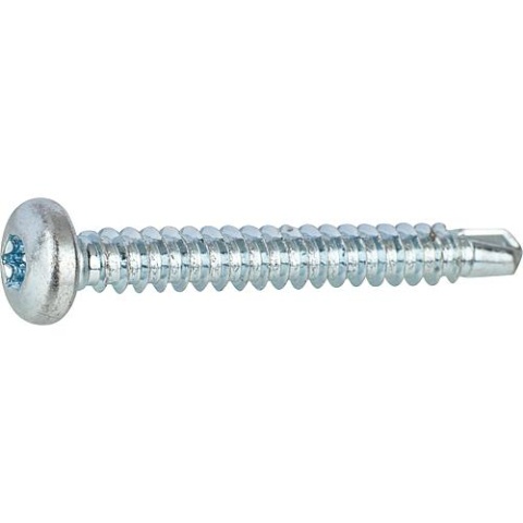 Drill screw lens head DIN/EN/ ISO 15482 with I-star galvanised, ø 4.8x25 mm, PU = 1000 pieces 4044325379911 NEW