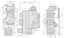 Vanne gaz combinée Sit Minisit 710 110 - 190°C (cal. 190°C, bouton max.) Ref. 0.710.756 NEUF