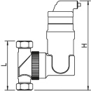 SPIROTECH Separador de aire por microburbujas Spirovent RV2, DN50(2"")IG, universal NUEVO