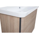 Mobili da bagno Burgbad Suri2 unità di vanità + lavabo E.D. Cashmere, barra maniglia grigio scuro 2 cassetti, 1000 NUOVO