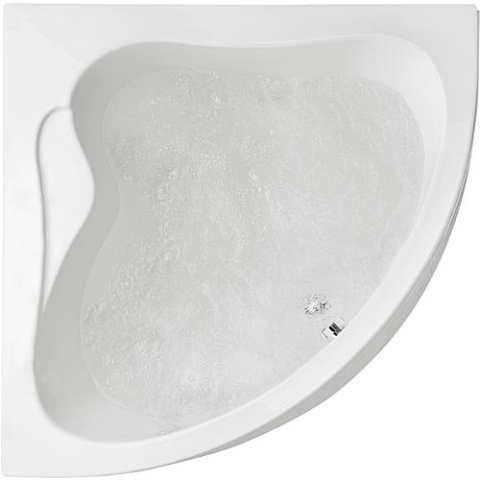 Bañera esquinera Evenes EMBER AxAxP:1225x400x1225mm,capacidad: 170l, acrílico Nuevo