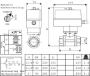 Primera válvula de bola eléctrica 1...