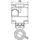 Primera electroválvula de bola 2/2 vías 1/2 tipo EMV 110 220/9G30-K rosca interior x rosca interior Nuevo