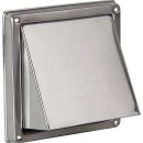 Exhaust hood stainless steel V2A brushed Connecting piece...