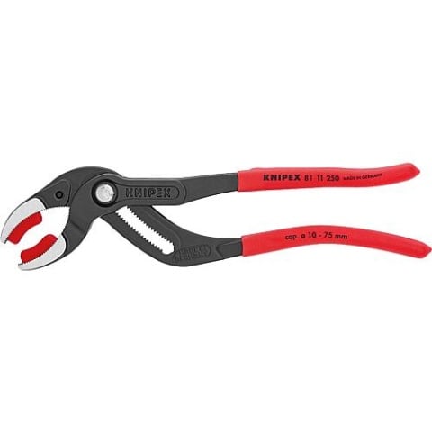 KNIPEX Pince à siphon Knipex 250mm avec mâchoires en plastique 81 11 250 NOUVEAU