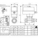 First 2/2 way electro ball valve 11/2 Type EMV 110 Series...