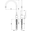 KWC Miscelatore per lavello KWC Kuri Basic ND Bocca...