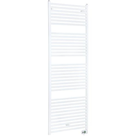 fondital Electric towel rail aluminium, type eCOOL ED Digital 300 Watt, white RAL 9010 NEW