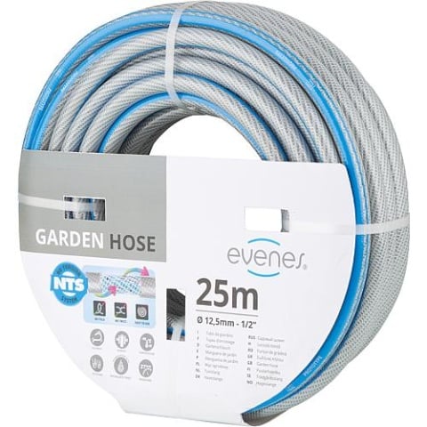 waterslang evenes 1/2"-13mm, blauw, 25 meter NIEUW