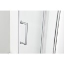 Evenes Eck-Duschkabine Elion 2.0 865-890mm, Höhe 1950mm,Reversib. 6mm Glas, Aluprofile NEU