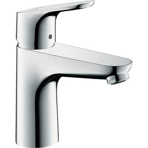 hansgrohe washbasin mixer Hansgrohe 100 Focus 119 mm projection chrome without pop-up waste 31517000 NEW