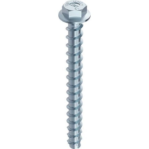 Tornillo Heco para hormigón y mampostería Heco, Multi-Monti plus, con cabeza hexagonal, Ø 7,5x70 mm, PU = 50 piezas 48395 NUEVO