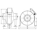 Maico Ventilateur tubulaire radial ERR 20/1 800275 NOUVEAU