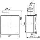 Maico Boîtier encastré pour système de ventilation ER ER-UPD 930972 NOUVEAU