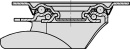 Blickle swivel castor with polyurethane tread, plate size...