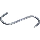 S-hook,1 tip,galvanised, 5.8 x 160 PU 10 pieces...