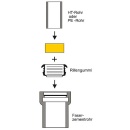 Schlauchspannmuffe DN 200 für SML-Rohre schwarz NEU