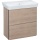 Mobili da bagno Burgbad Suri2 unità di vanità + lavabo E.D. Cashmere, maniglia grigio scuro 2 cassetti, 650x NUOVO