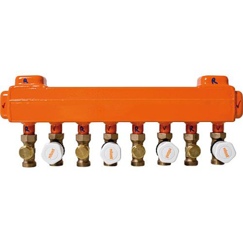 MAGRA Magra double chamber manifold 60/60 with mounted Magra valves with 7 heating groups 10200600716 NEW