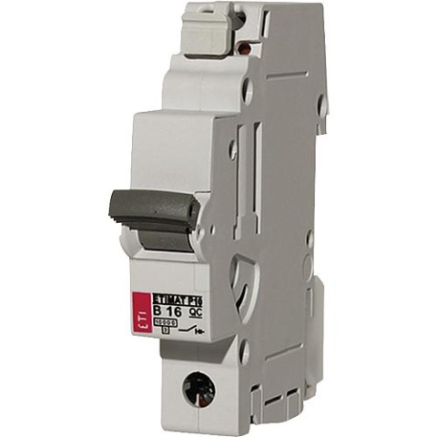 ETI Circuit breaker Etimat P10-QC, C16A, 1pin 291601102 NEW