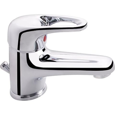 Evenes Top II miscelatore lavabo leva aperta con scarico pop-up 116 mm sporgenza NUOVO