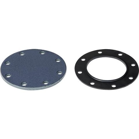 Blind flanges enamelled 180mm New