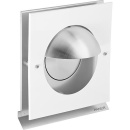 Paneir grille dévacuation dair Kappa 125 Blanc RAL...