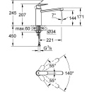 GROHE Miscelatore per lavello Grohe Eurosmart...