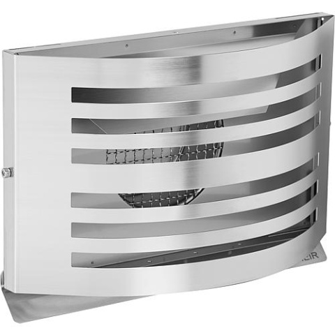 Paneir exhaust and supply air grille Alfa HR160 with fly screen 8x8mm, stainless steel 304 New