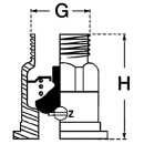 Dispositif anti-thermosiphon DN 1" relevable...