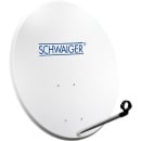 SCHWAIGER 72cm offset antenne staal lichtgrijs RAL 7035...