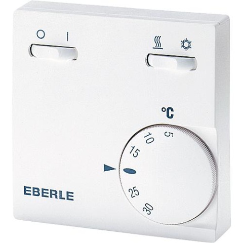 EBERLE Regulador de temperatura ambiente Eberle Serie RTR-E 6732 5 ... 30°C calefacción, refrigeración 111170651100 NUEVO