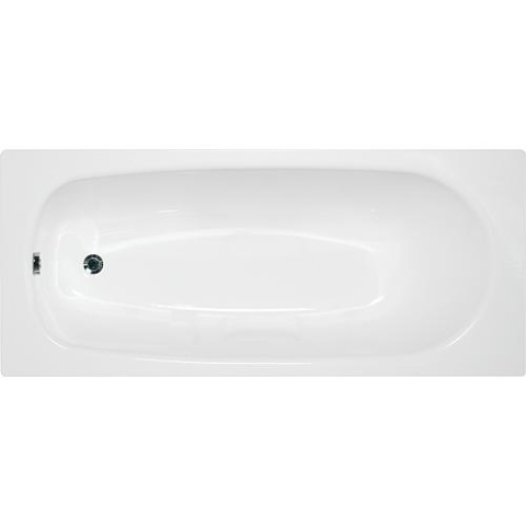 Vasca da bagno VERONA LxHxP: 1700x410x750 mm Capacità: 197 l acciaio smaltato bianco 723796521A NUOVO