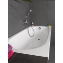 Vasca da bagno VERONA LxHxP: 1700x410x750 mm Capacità: 197 l acciaio smaltato bianco 723796521A NUOVO