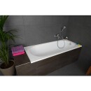 Baignoire VERONA LxHxP : 1600x395x700 mm Contenu : 120 l acier émaillé blanc 723736521A NOUVEAU