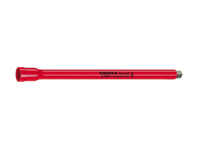 Prolunga KNIPEX KNIPEX isolata fino a 1000V con quadrato interno ed esterno 1/2", L: 250mm 98 45 250 NUOVO