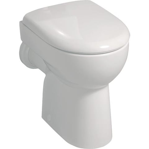 GEBERIT WC au sol à chasse deau plate Geberit Renova, blanc, sortie horizontale, lxhxp : 355x410x475mm 203010000 NOUVEAU